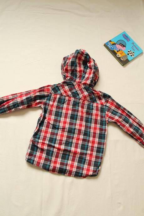 Zara červená mikina + cubus košeľa + kniha peppa, zara,122