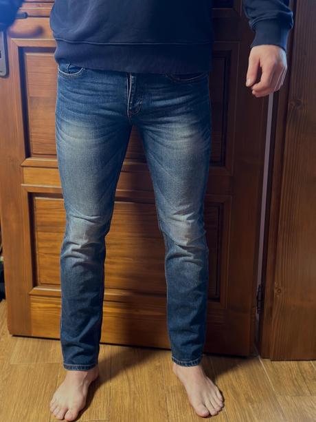 Pánske rifle - slim fit, m