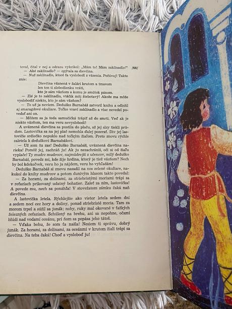 Krásna stará retro kniha rozprávková záhrada 1977,