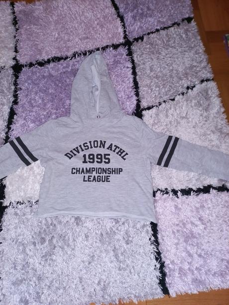 Tricka s dlhym rukavom croptop 3 kusy, h&m,146