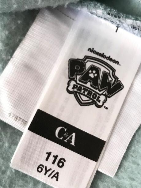 Mikinošaty labková patrola v.116, c&a,116