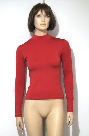 Červený tenký rolák, s