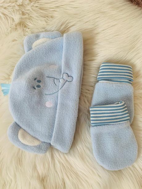 Sloníková čiapka s rukavičkami, cherokee,74