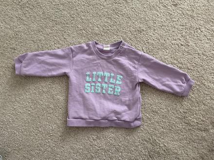 Mikina 68 little sister, h&m,68