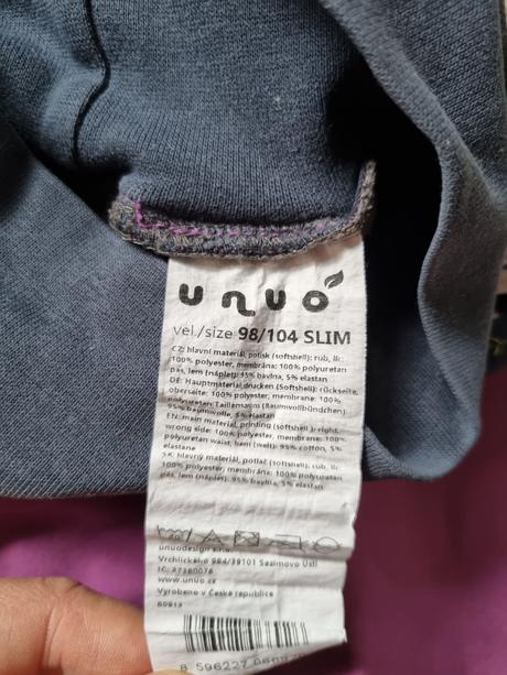 Softshelove nohavice unuo 98/104, unuo,98