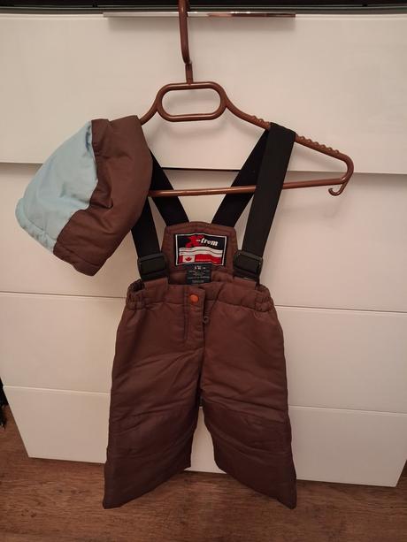 Súprava bundičká oteplovacie nohavice extra teplé, 80