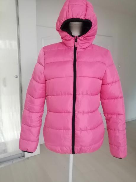 Bundička dievčenska ruzova presivana vel. 158, 158