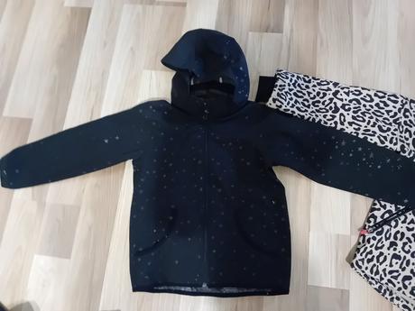 Cierna bunda sofselova, h&m,128