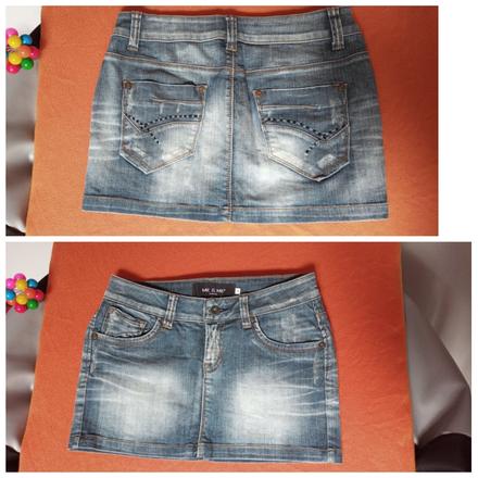 Riflová sukňa v.m, m