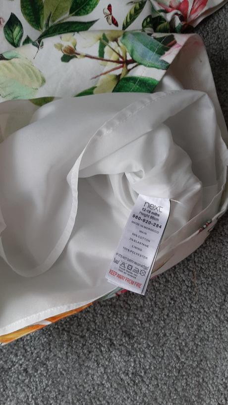 Next papraďové šaty, next,86