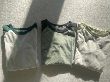 3 pack triciek, h&m,116