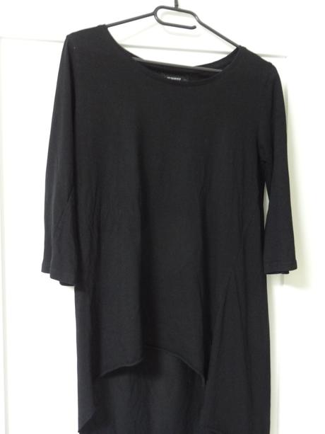Čierne tričko tunika, reserved,m