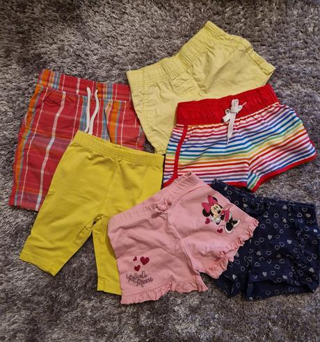 Kraťasky na leto pre dievčatko veľk. 104, 104–116