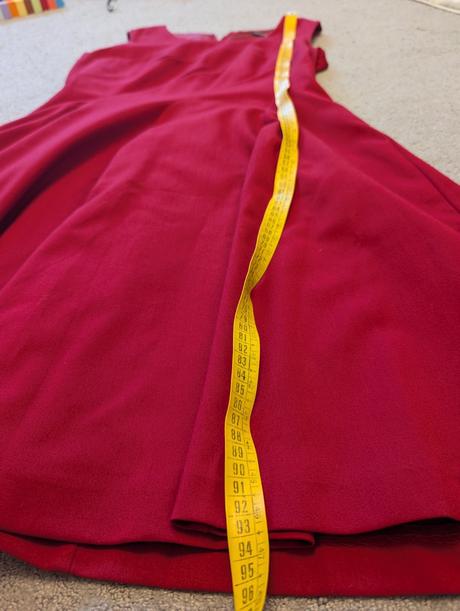 Orsay šaty červené, orsay,m