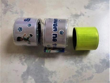 Bezpečnostné ochranné pásky na ruku/kabelu 3 ks,