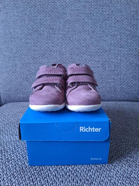 Dievcenske kozene topanky / poltopanky richter 20, richter,20