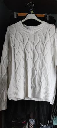 Pulóver len vypraný, sinsay,xl