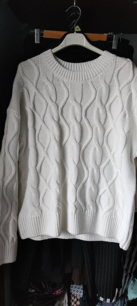 Pulóver len vypraný, sinsay,xl