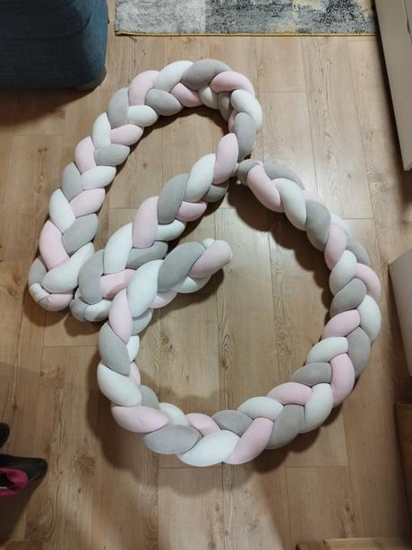 Mantinel, pletenec do postele, šírka (cm): 30,dĺžka (cm): 210