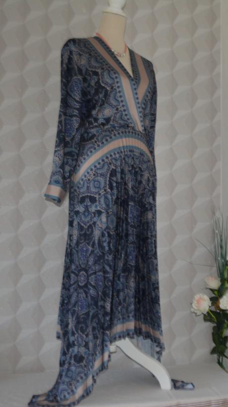 H&m, šaty s plisovanou sukňou, veľ.36, h&m,36