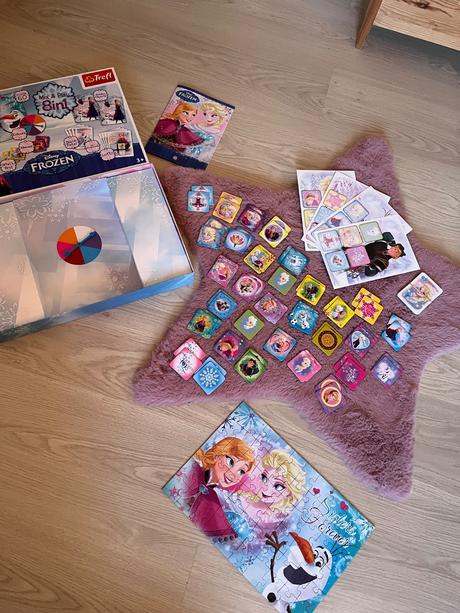 Frozen 8in1 spolocenske hry,