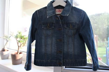 Jemná elastická rifľová bundička c&a, palomino,110