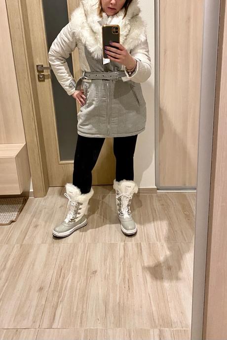 Zimný kabát, nový, gate,40 / l