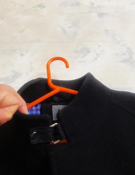 Luxusný pánsky vlnený 3/4 kabát, xl