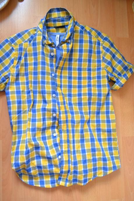 Unisex farebná košeľa cca s/m, m