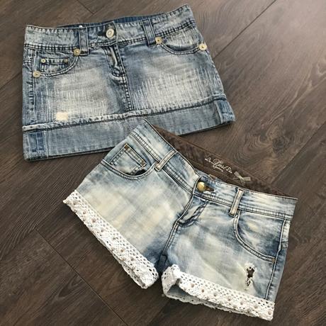 Sukňa + šortky, 34