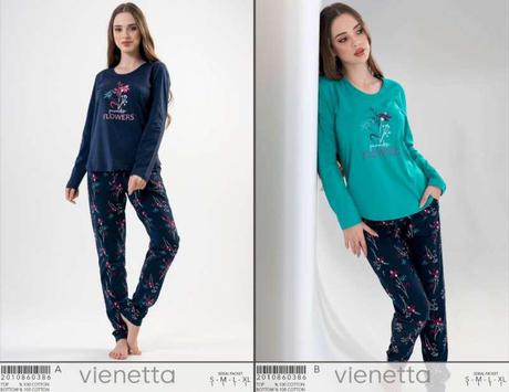 Dámske bavlnené pyžamo, l / m / s / xl / xxl