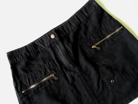 Čierna sukňa h&m, veľ.38, h&m,38