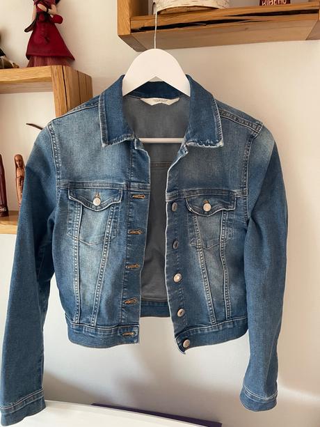 Rifľovú bunda, h&m,164