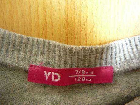 Dievcenska stylova mikina- napis love, young dimension,128