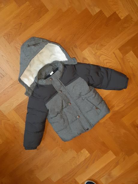 H&m zimná bunda s flísovou podšívkou, h&m,98
