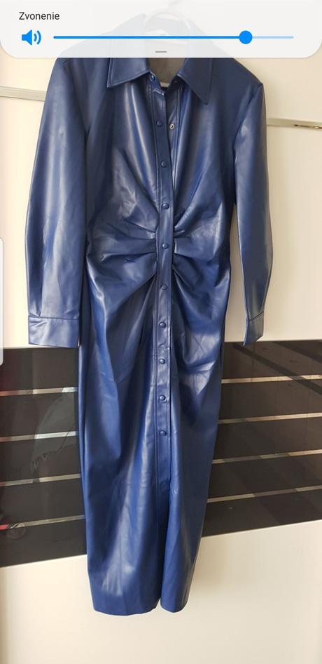 Kožené šaty, zara,m