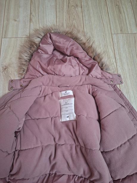 Zimna bunda, h&m,128
