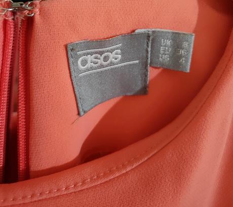 Korálové šaty asos, s