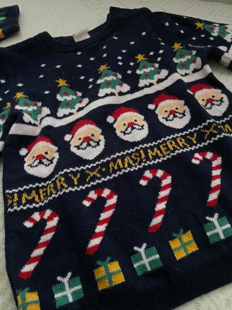 Surodenecke vianocne svetre 86 a 122/128, 122