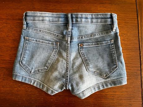 Mäkučké riflové kraťasky, h&m,128