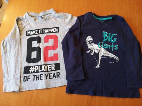 Predám 2ks tričká + tepláky, 86–98