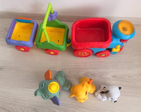 Fisher-price vláčik so zvieratkami,