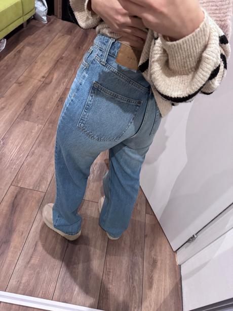 H&m široké rifle, h&m,s