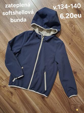 Zateplená softshellová bunda, 134