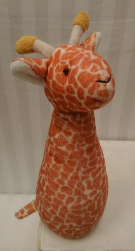 Plyšová hrkajúca žirafa, 26 cm, 