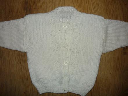 Svetrík štrikovaní málo nosený -62/68, 68