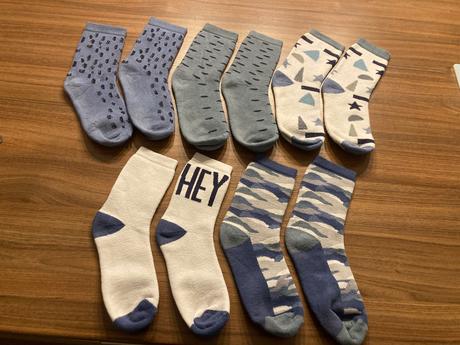 Hŕbe ponožky 5ks, next,37