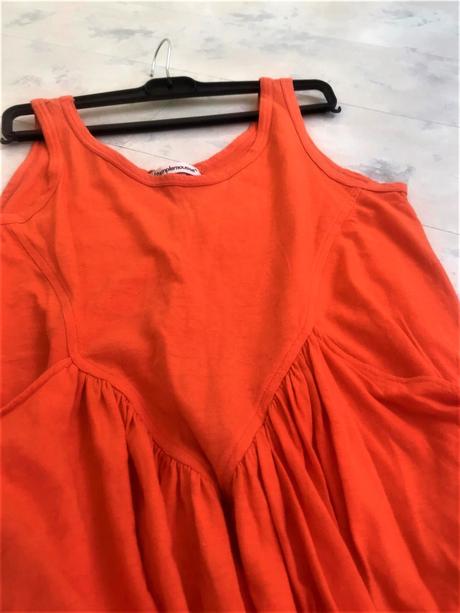 Bavlnené tričkové plážové šaty m/l, l