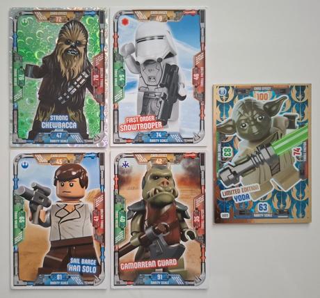 Lego star wars zberateľské karty do albumu, 
