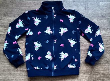 Dievčenská mikina na zips, 140